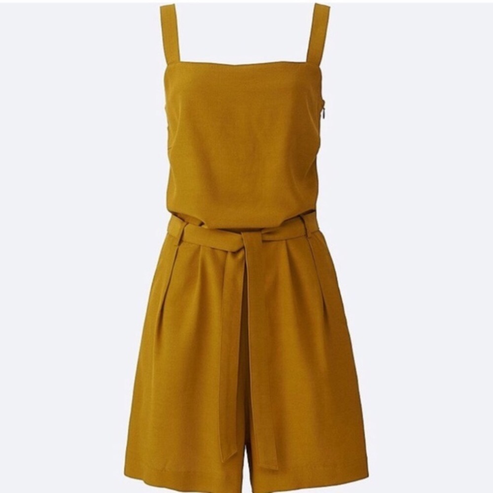 UNIQLO Mustard Romper